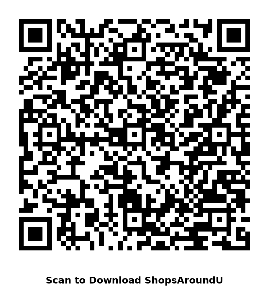Scan or download the ShopsAroundU Customer App QR